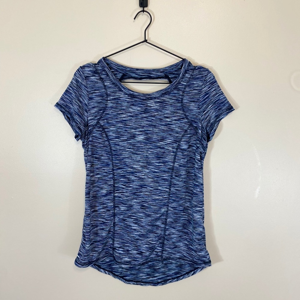 Xersion Workout Top w/ Open Back Detailing S